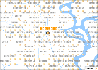 map of Harisana