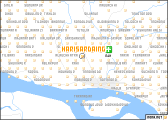 map of Harisārdāing