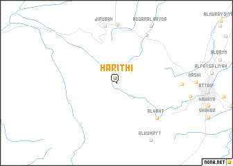 map of Ḩārithī