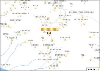 map of Harīvand