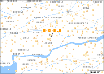 map of Harīwāla