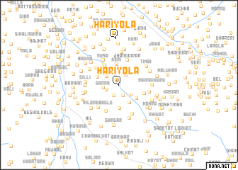 map of Hāriyola