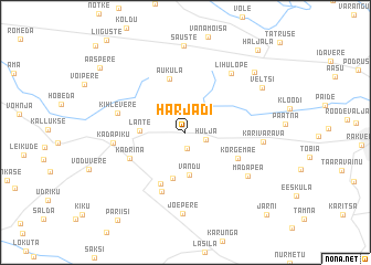 map of Härjadi