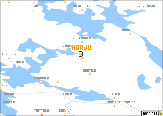 map of Harju