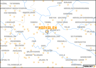 map of Hārkaleh