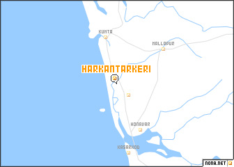 map of Harkantarkeri