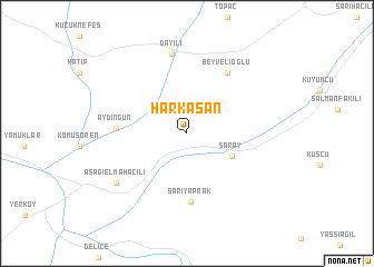 map of Harkaşan