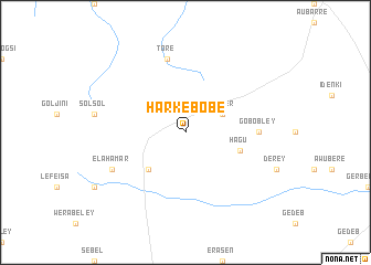 map of Harkʼebobē