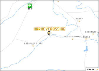 map of Harkey Crossing