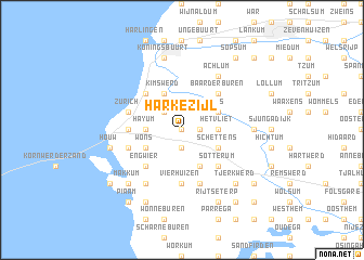 map of Harkezijl