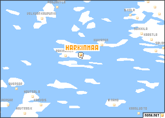 map of Harkinmaa