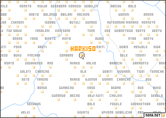 map of Hārkīso