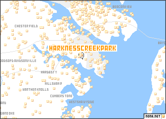 map of Harkness Creek Park