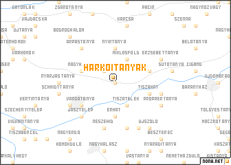 map of Harkóitanyák