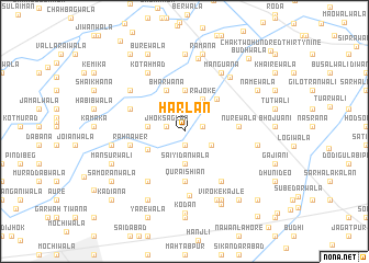 map of Harlān