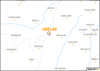 map of Harlap