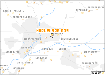 map of Harlem Springs