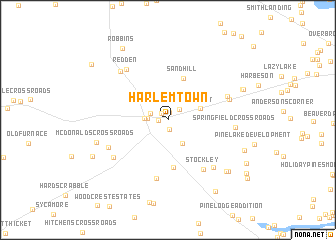 map of Harlemtown