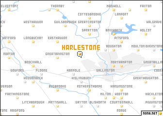 map of Harlestone