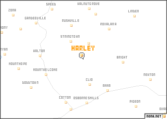 map of Harley