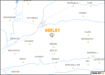 map of Harley