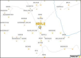 map of Harlē