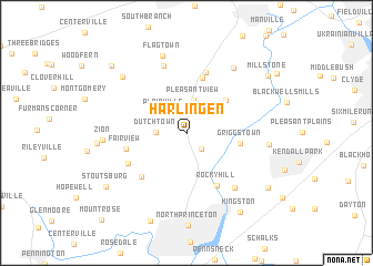 map of Harlingen