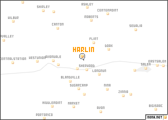 map of Harlin