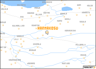 map of Härmakosu