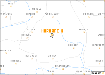 map of Harmancık