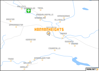 map of Harman Heights