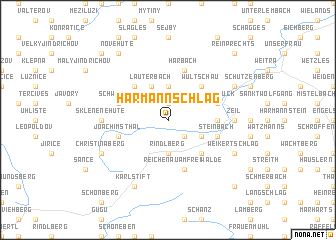 map of Harmannschlag