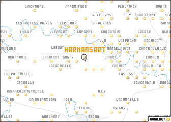 map of Harmansart