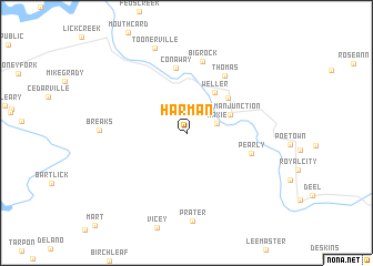 map of Harman