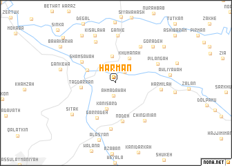 map of Harman