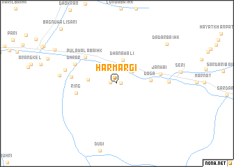 map of Harmargi