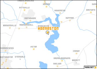 map of Harmaston