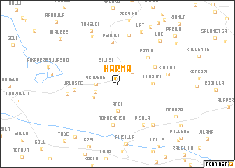 map of Härma