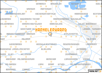 map of Harmelerwaard