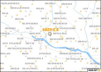 map of Harmica