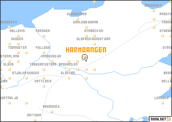 map of Härmoängen