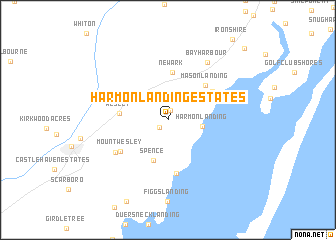 map of Harmon Landing Estates