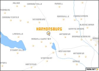 map of Harmonsburg