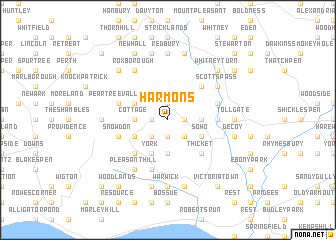 map of Harmons