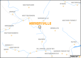 map of Harmonyville