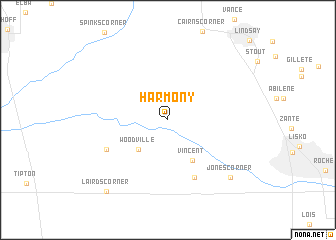 map of Harmony