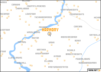 map of Harmony