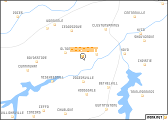 map of Harmony