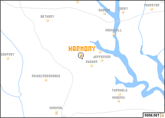 map of Harmony