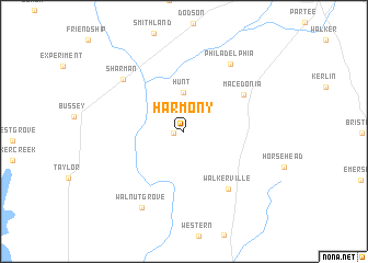 map of Harmony